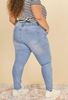 Immagine di PLUS SIZE RIPPED PULL UP STRETCH JEANS ULTRA COMFORT.